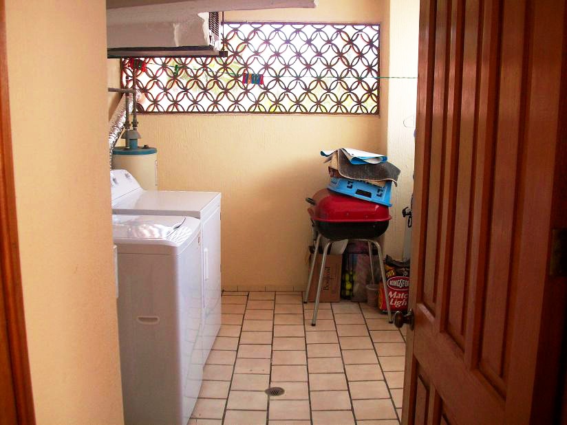 Washer and dryer in laundry room in Marina las Palmas condos in Puerto Vallarta.