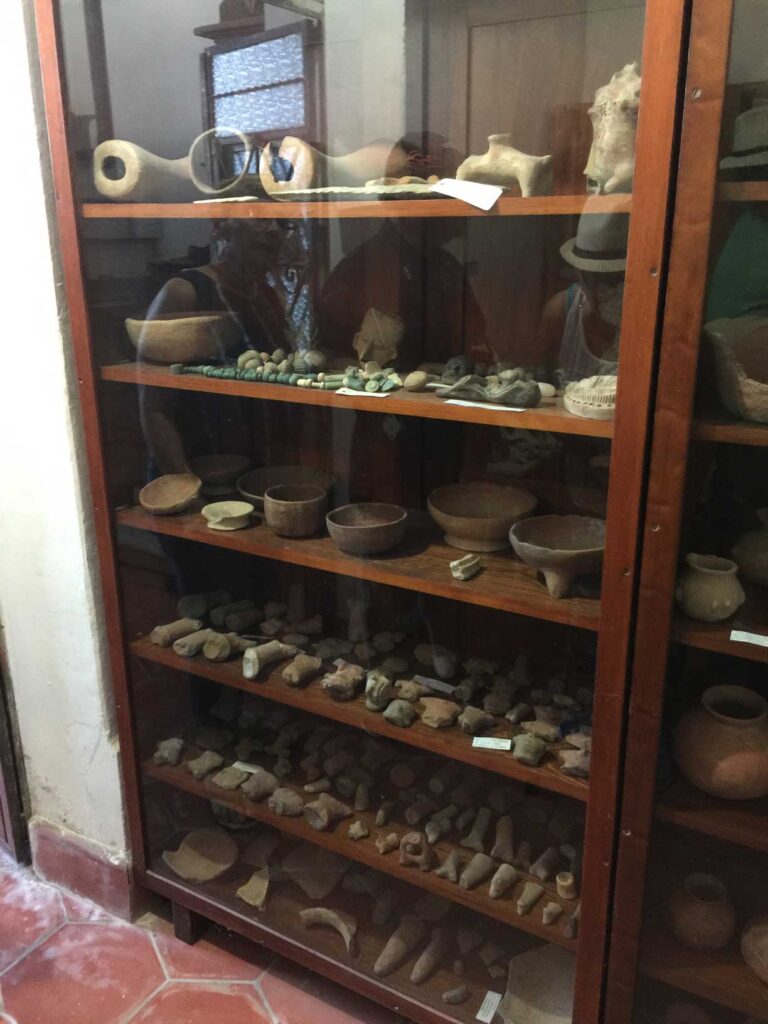 clay pottery found in ruins in puerto vallarta